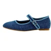 Bailarina Bicolor Denim