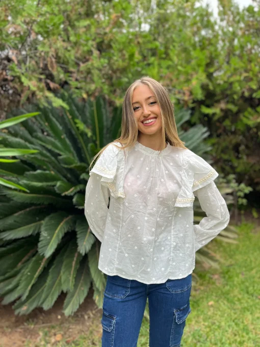 Blusa lunares hilo