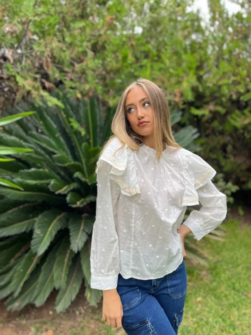 Blusa lunares hilo