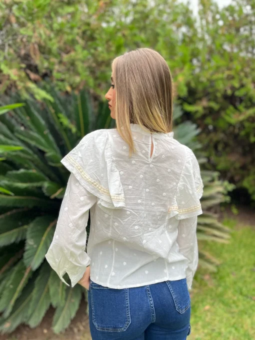 Blusa lunares hilo