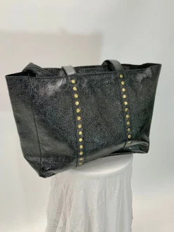 Bolso tachas metalizado