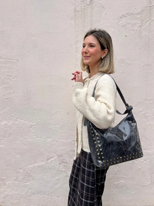 Bolso tachuelas double
