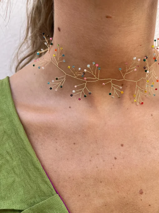 Chocker Ramas multicolor