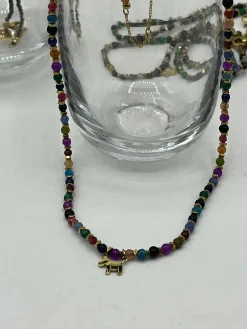 Collar bolitas teckel