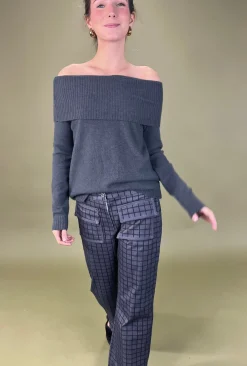Pantalón cuadros bolsillos