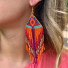 Pendientes etnicos bolitas Frui