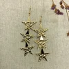 Pendientes Star texture