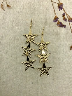 Pendientes Star texture