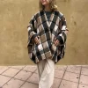 Poncho cuadros