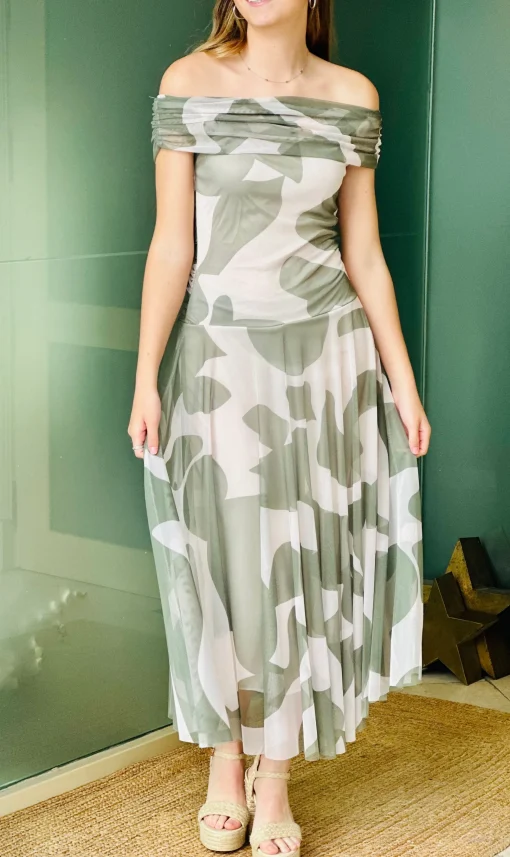 Vestido Tul Greeen